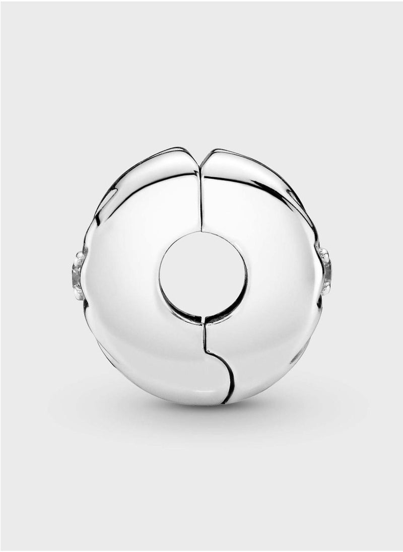 PANDORA Sparkling Sunburst Clip Charm  - Image 3