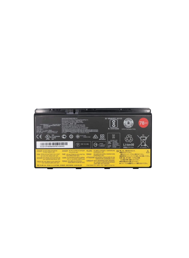 Terabyte بطارية 01AV451 متوافقة مع لابتوب لينوفو P70 20ER 20ES P71 20HK 20HL سلسلة 00HW030 SB10F46468 4X50K14092 5B10W13950 78++ 78+ 15V 96Wh 6400mAh 8 خلايا - Image 4