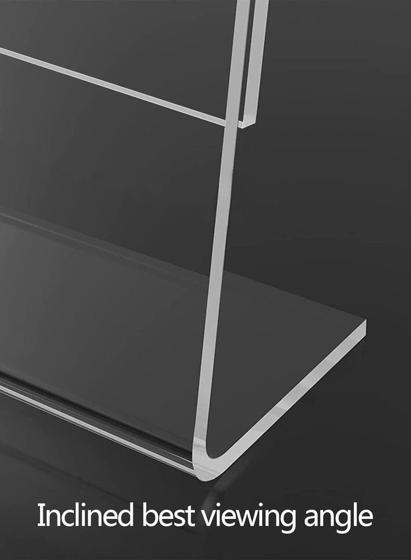 TPGP A4 Acrylic Sign Holder, 5 Pack L-Shape Perspex A4 Menu Display Stand for Poster, Office Store Restaurant - Image 5