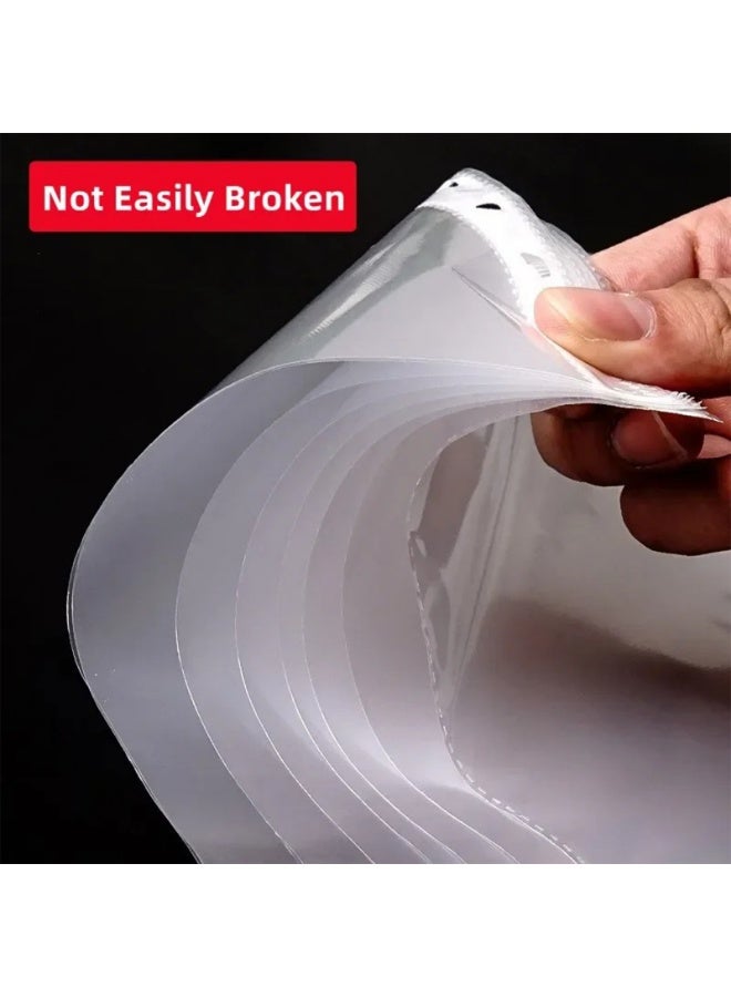 100 قطعة حقيبة ملفات A4، واقيات صفحات بلاستيكية سميكة بـ 11 فتحة لحماية الصفحات - Image 3