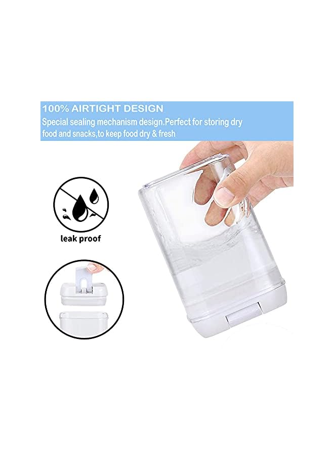 IAF Food Storage Containers Set,U-HOOME 7PCS/set Kitchen Pantry Organization and Storage Container, BPA Free Plastic Cereal Containers for Dry Food Storage- Include Labels & Marker - Image 4