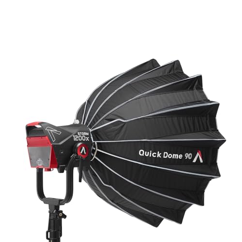 Aputure Quick Dome 90 Circular Bowens Mount 35 Softbox with Quick Release Design Diffusion Light Control Grid Carrying Bag - Image 3