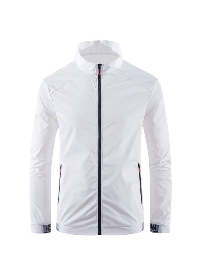 Song Feng Ya Sun Protection Clothing Men's Ice Silk Thin Breathable Casual Loose Collar Sun Protection Clothing Outdoor Fishing Sportswear Top Coat - Image 1