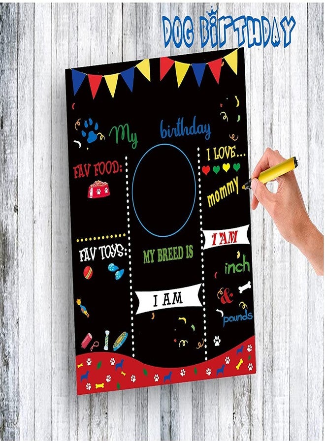KUTKUT Dog Party Decorations - Bandana, Hat, Cake Topper, Banner, Curtain, Tablecloth, Balloons, Card - Image 5
