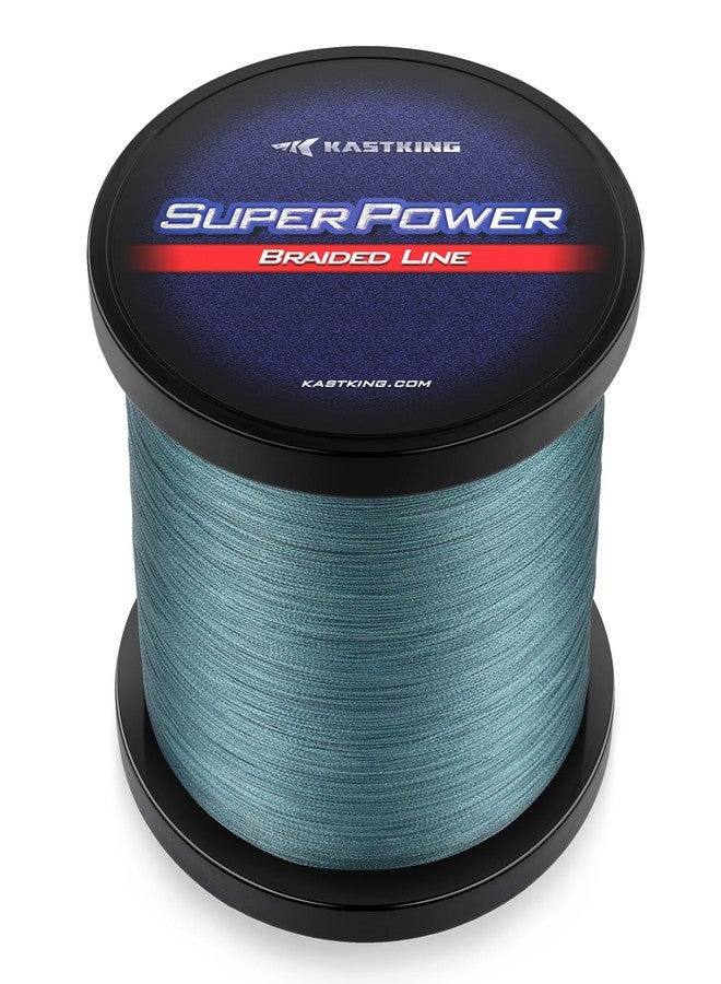 KastKing Superpower Braided Fishing Line,30LB,150 Yds,Gray,4X - Image 1