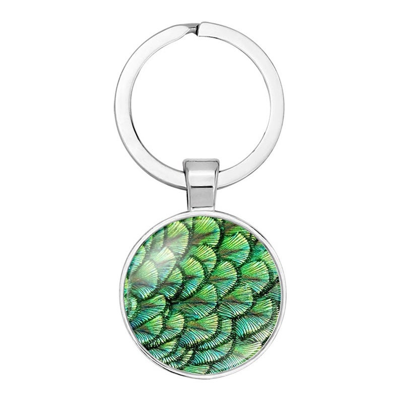 wish hot Yiwu commodity beautiful peacock Time Gem key ring creative fashion accessories gift wholesale - Image 5