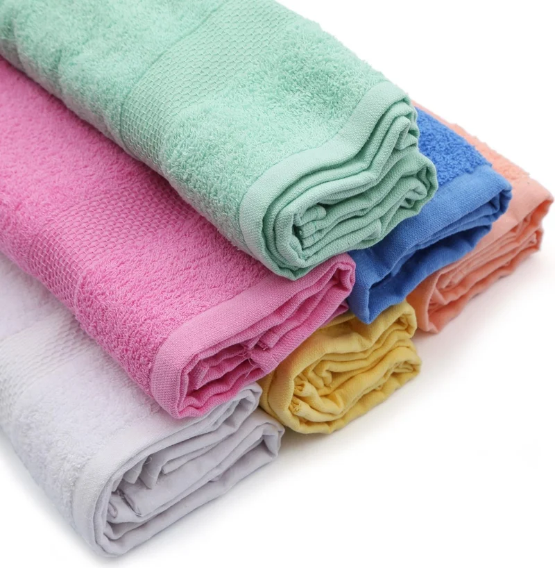 Masho Trend 2 Pieces 50X90 Hand and Face Towel - 200GR Towel - Barber Towel - Mixed Color