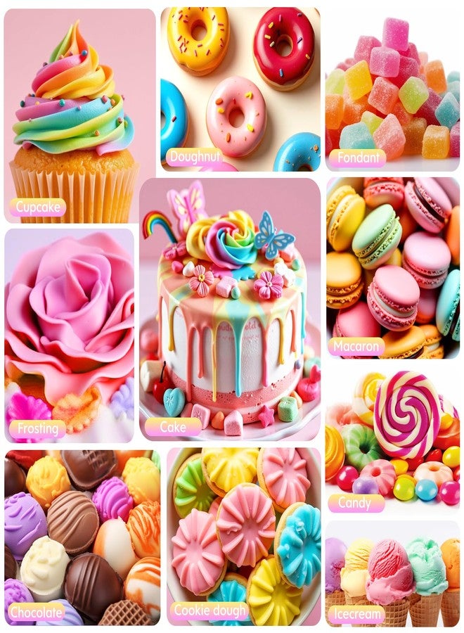 Cherrysea Oil Based Food Coloring for Chocolate Rainbow Oil Edible Food Dye Set for Halloween Baking Royal Icing Cookie Supplies Gluten Free 7x6ml Food Grade Food Color Kit, 0.25 Fl. Oz/Bottles - Image 5