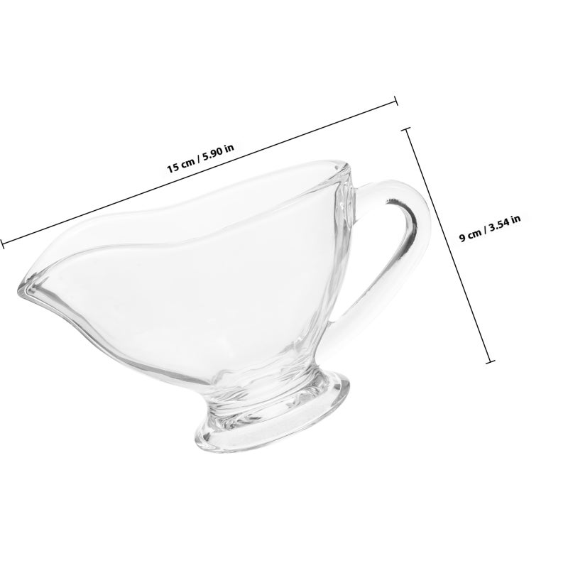 Sauce Container Sauce Boat Glass Sauce Cup Coffee Cup Boat Gravy Container - Image 2