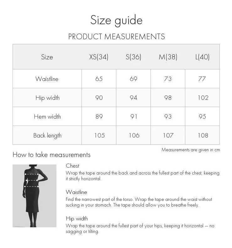 Lichi Maxi skirt with a tight fit on the hips