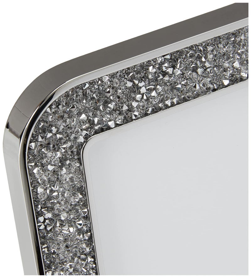 SWAROVSKI Minera Picture Frame  Silver-Tone Metal Picture Frame with Clear Swarovski Crystal Accents  For Pictures Measuring 4 x 6 Inches  Part of the Swarovski Minera Collection - Image 3