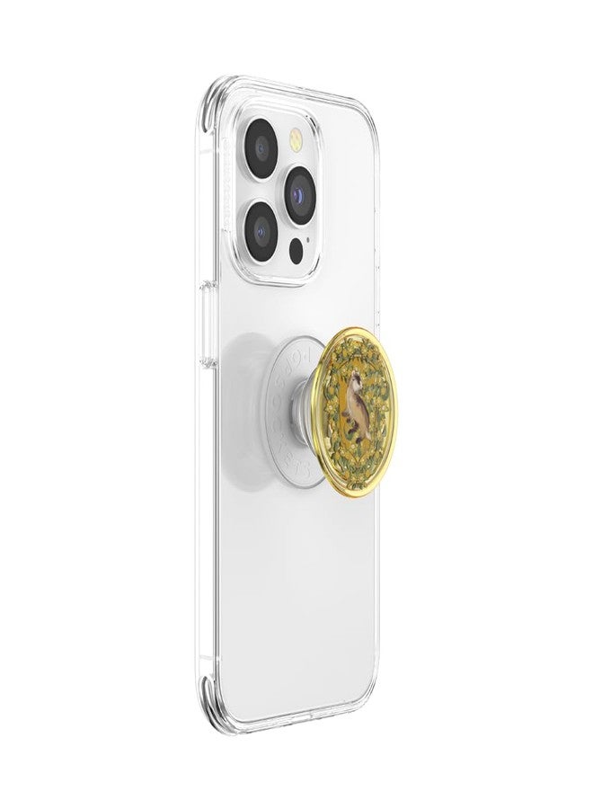 POPSOCKETS ​​​​PopSockets Phone Grip with Expanding Kickstand, Adhesive Grip, Harry Potter - Hufflepuff Floral Crest - Image 2