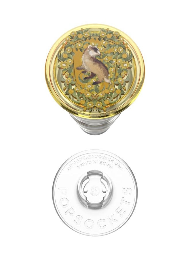 POPSOCKETS ​​​​PopSockets Phone Grip with Expanding Kickstand, Adhesive Grip, Harry Potter - Hufflepuff Floral Crest - Image 4