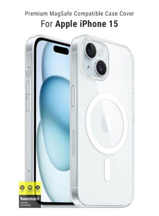 Magsafe Compatible Case Cover For Apple iPhone 15 Clear - pzsku/Z5297FCDACA59127D4C42Z/45/_/1696155195/cd3cece9-f8bc-4d74-b1cd-cd5850a456f9