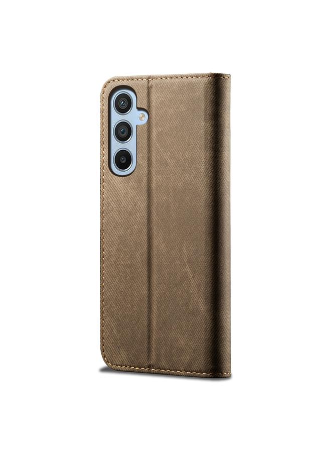 S-TOP Case For Samsung Galaxy M14 Denim Texture Leather Phone Case - Image 3