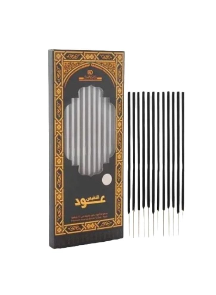 بانافع عود النفيس بخور عود الند 12 عود - Image 1