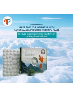 Parsana PARSANA THERAPY PLATE Manual Acupressure Foot Massager | Acupressure Plate for feet | Foot Acupressure Plate | Opens Up 5 Locks of Body - Brain, Shoulder, Back, Knee, Inner Thigh  - Image 2