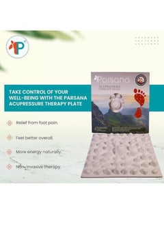 Parsana PARSANA THERAPY PLATE Manual Acupressure Foot Massager | Acupressure Plate for feet | Foot Acupressure Plate | Opens Up 5 Locks of Body - Brain, Shoulder, Back, Knee, Inner Thigh  - Image 3