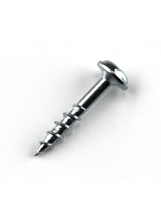 Kreg Kreg SML-C125 - 500 Zinc Pocket-Hole Screws, 1 1/4 Inch #8 Coarse Thread, Maxi-Loc Head (500 Count) 