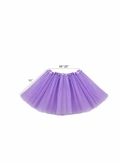 KASTWAVE Dress-Up Tutus for Girls - Pack of 6 Colored Tutu Skirts - Tulle Three-Layered Girls Tutu Girls Ballet Tutu Kids Birthday Princess Party Favor Dress Skirt Set  - Image 3
