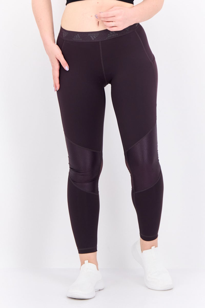 Adidas Women Sportswear Fit Training Leggings, Dark Purple - Image 1
