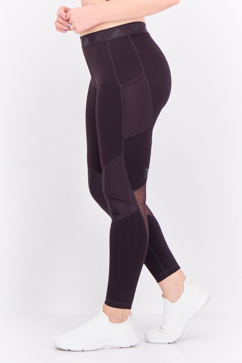 Adidas Women Sportswear Fit Training Leggings, Dark Purple - Image 2