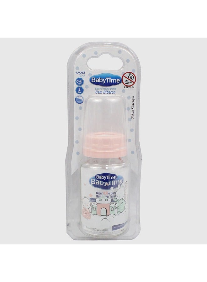 Baby Time Baby Time Baby Glass Feeding Bottle 150ml  - Image 3