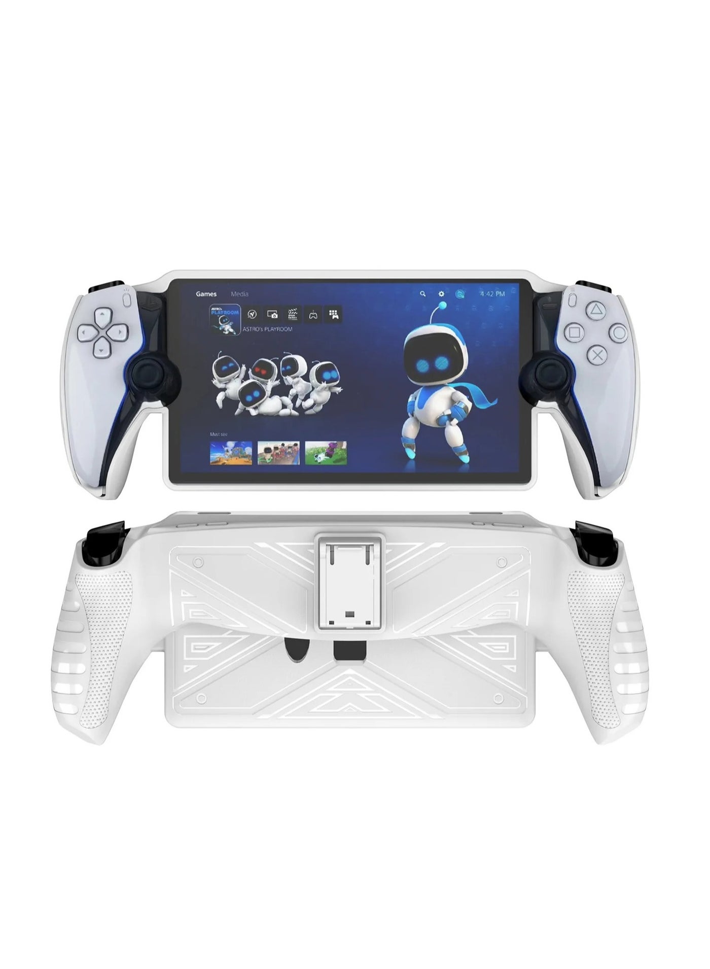 Case For Sony PlayStation Portal with Kickstand TPU Grip Shock Anti-Scratch Protective Cover Game Machine Accessories