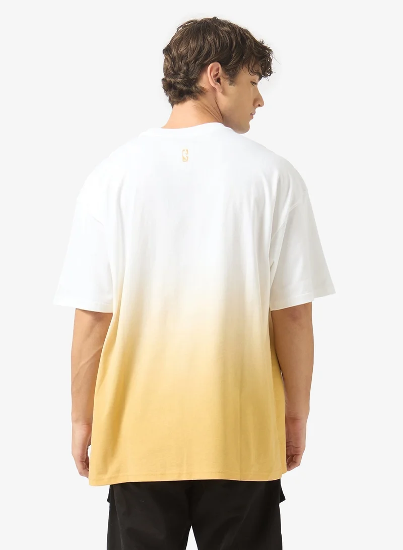 Nike Nba Boston Celtics Courtside Dip-Dye Short Sleeve T-Shirt