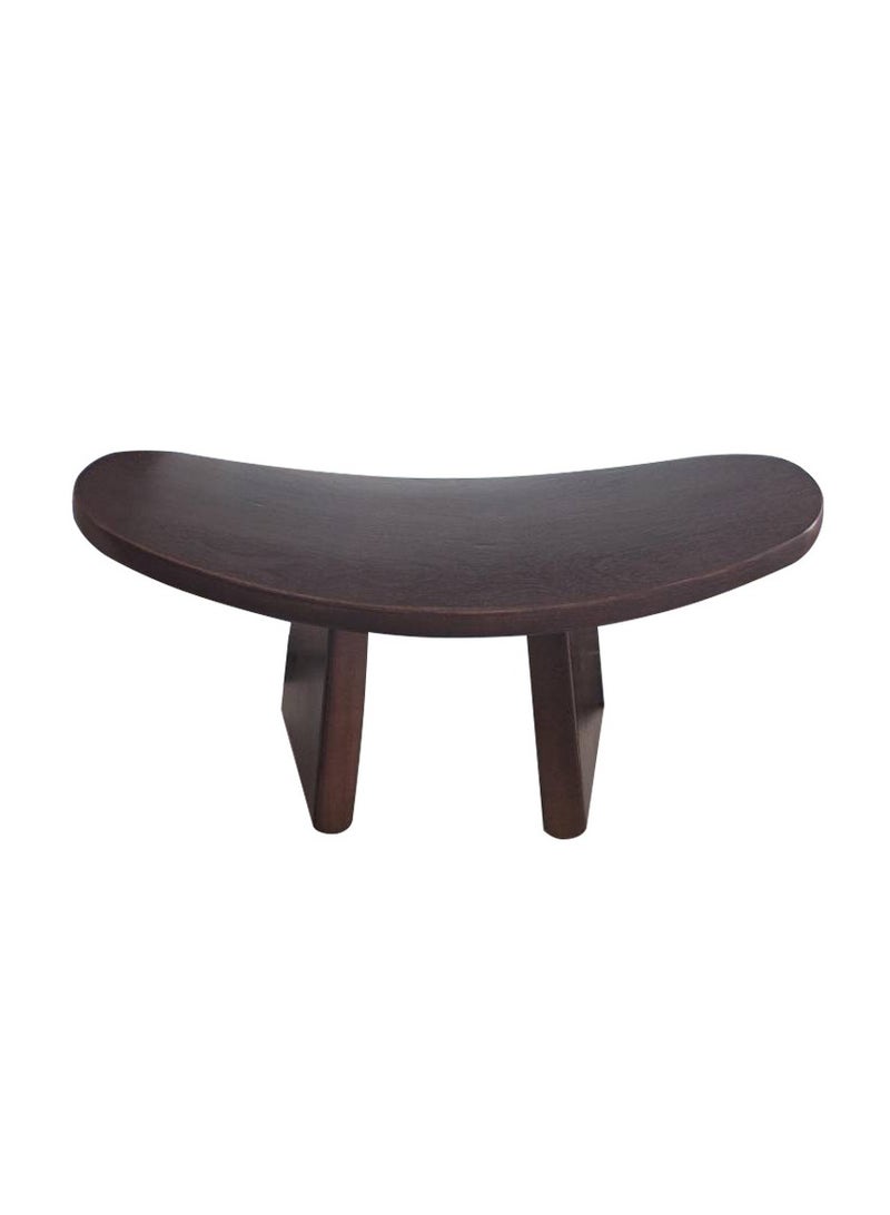 Generic Wooden Yoga Stool Meditation Stool Simple Solid Wood Kneeling Stool Special Yoga Stool Black Walnut Small Yoga Stool (42 * 21 * 16 cm) 