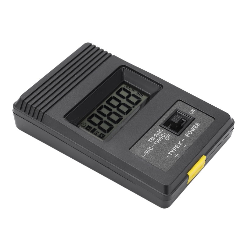 K Type Thermometer -50°C to 750°C LCD Display - Lightweight Portable Temperature Gauge with Heat Resistant Steel Probe for Gas Liquid and Semi-Solid Measurement - Image 4