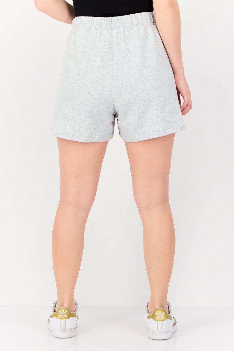 adidas Originals Women Sportswear Fit Outdoor Shorts, Light Grey - Image 3