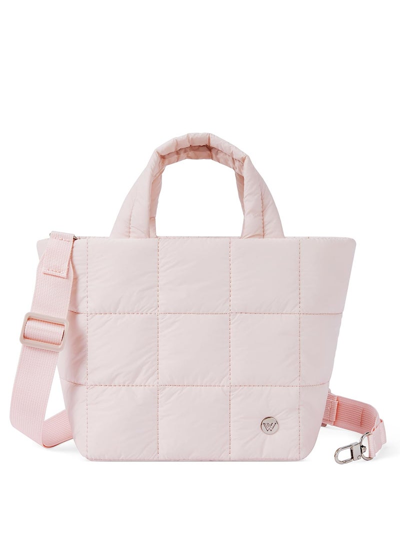 Westbronco Small Puffer Crossbody Bags For Women  Puffy Quilted Purse Nylon Shoulder Handbag With Adjustable Strap - Image 1
