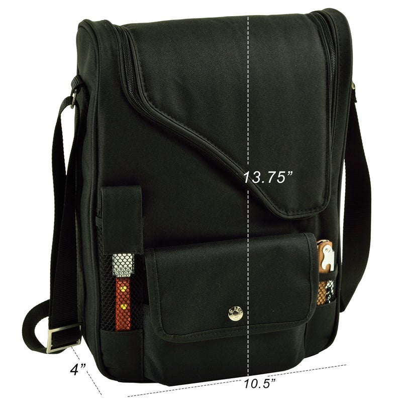 Picnic at Ascot Original Insulated Wine and Cheese Cooler Bag - Designed, Assembled & Quality Approved in the USA - Image 3