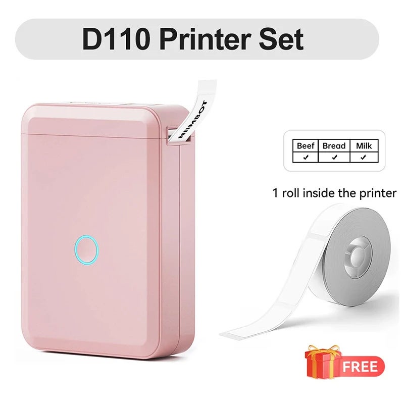 Jingchen D110 Thermal Adhesive Handheld Portable Label Printer Coding Machine Bluetooth Mini Labeling Machine - Image 1