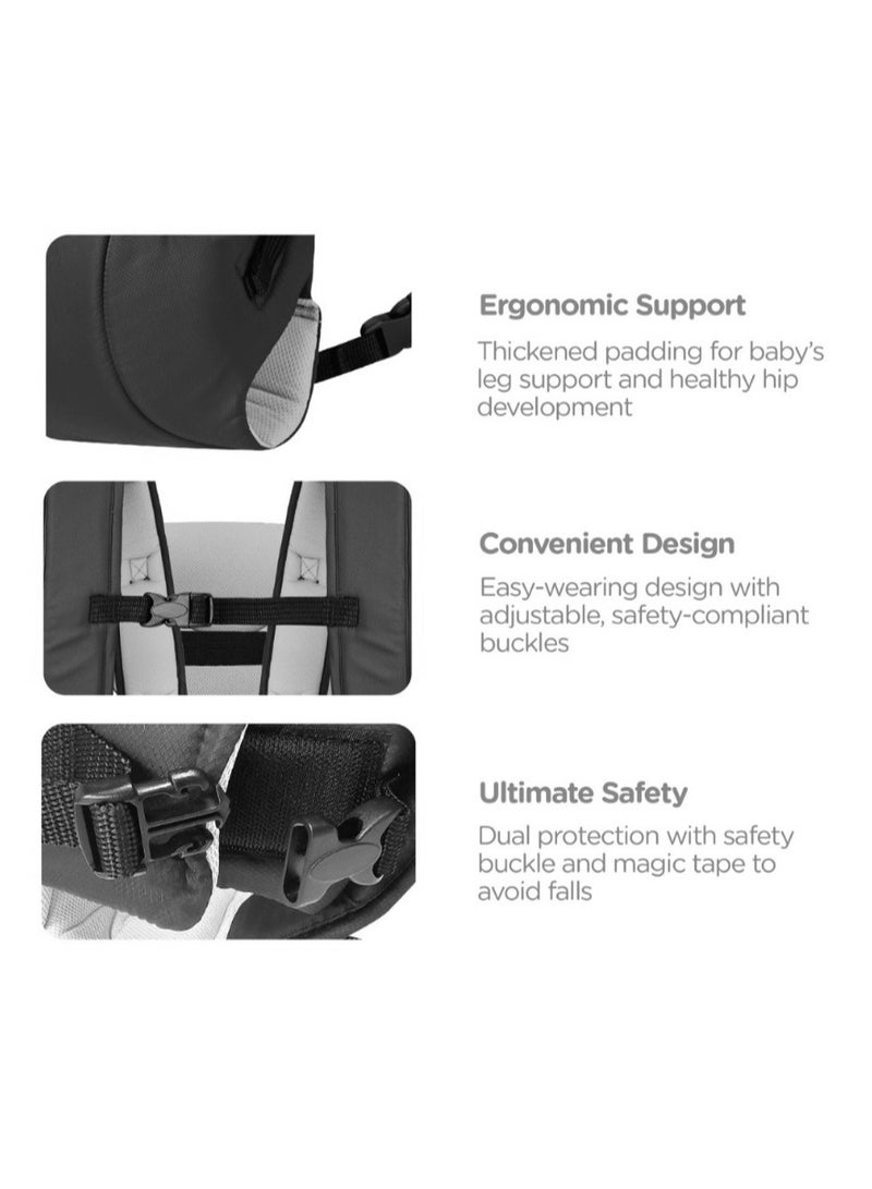 بيبي كارا حاملة الأطفال القطنية 3 في 1، وجهان، مناسبة لعمر 3 أشهر - Image 4