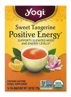 Yogi Tea Yogi Sweet Tangerine Tea Positive Energy 29g (16 bags) 