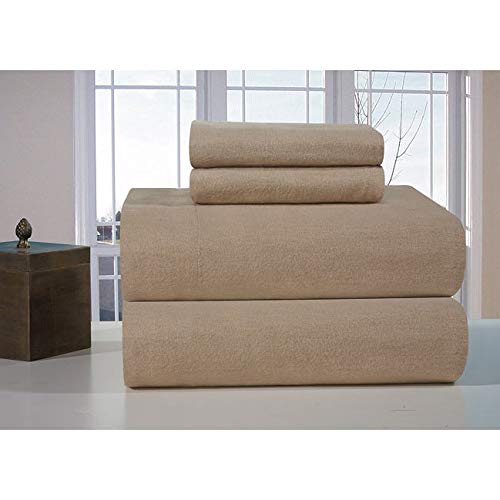 Pointehaven Heavy Weight Flannel Sheet Set, Twin XL, Blue - Warm & Cozy - 100% Cotton Flannel Pre-Shrunk -170 GSM -Deep Pockets -Easy Fit Elastic All Around-Comfy Double Brushed - Image 5