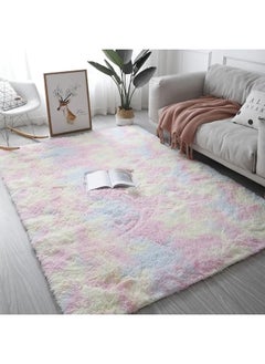 LIMOS Large Area Rugs Tie Dyed Fluffy Throw Ultra Soft Plush Fuzzy Non-Slip Carpets for Nursery and Living Room  - Image 4