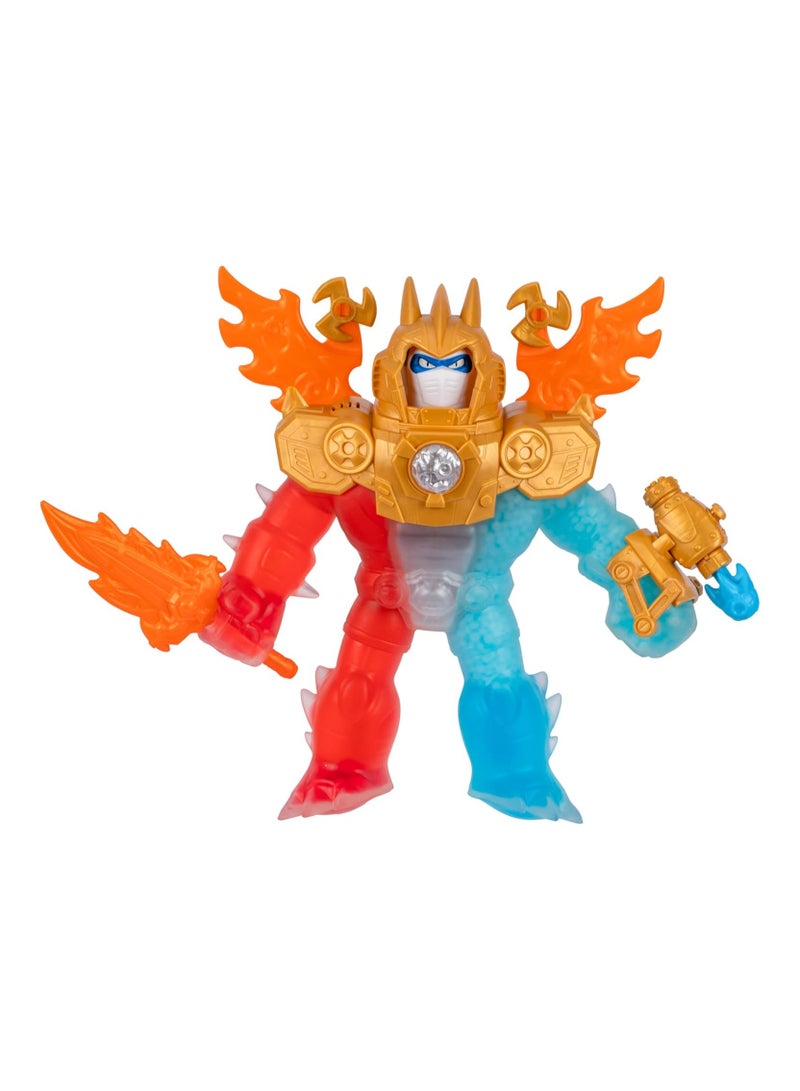 GOO JIT ZU Heroes of Goo Jit Zu S13 Meteor Madness Goo‑Tron Supreme – Mr Fantastic | 3-in-1 Stretchy Super Hero with Lights, Sounds & Triple Goo Fillings | Interactive Sensory Toy for Kids - Image 2