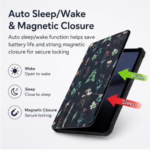 MOCA [Flexible Back] Case for 10.2 inch iPad 9th 8th 7th Generation 10.2" iPads 2021 2020 2019 Launch A2603 A2604 A2605 A2270 A2428 A2429 A2430 A2197 A2198 A2200 Flip Cover (Mysterious Flower) - Image 2
