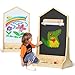KRAND House Design DoubleSided Magnetic Drawing Board wDetachable Roller and BiStorage Frame Holder for Kids Extra Large Art Easel for Toddlers Boys and Girls Gift Wall Mountable - Image 3