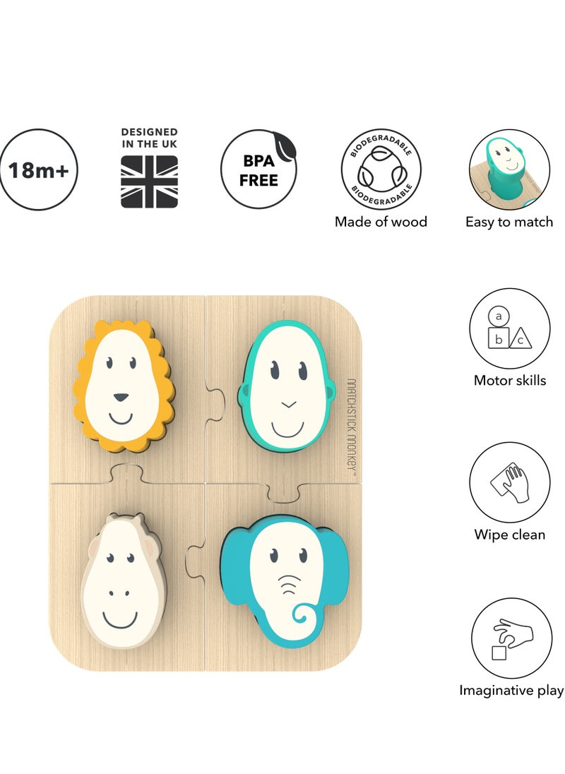 MATCHSTICK MONKEY - Playtime Puzzle Animals - Image 1
