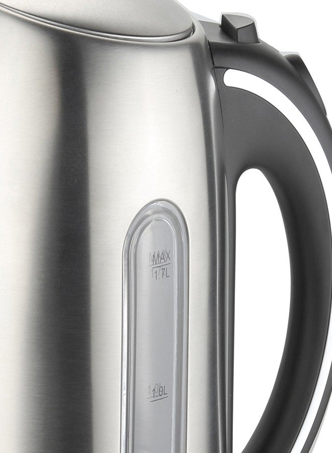 MegaChef Silver Electric Kettle, 1.7L - Image 3