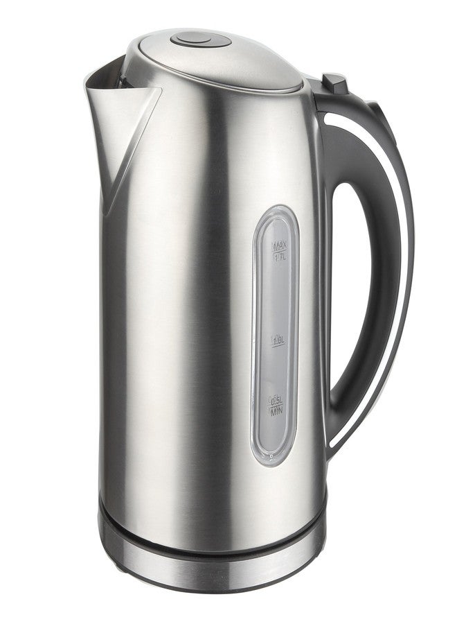 MegaChef Silver Electric Kettle, 1.7L - Image 1