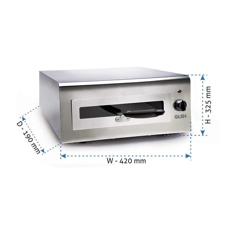 GLEN GLEN Electric Tandoor and Grill 1100 watt Stainless Steel Body with 2 Year Warranty SA5014  - Image 2