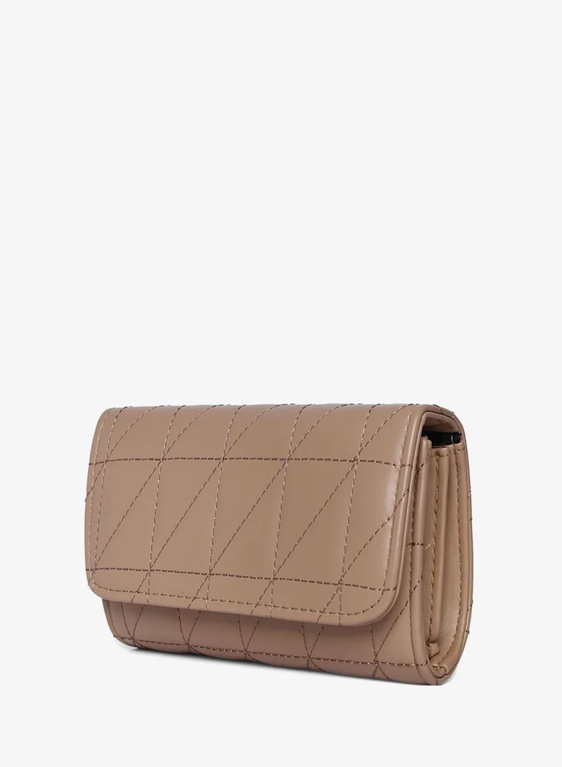 Haute Sauce  Quilted Magnet Lock Sling Bag with Chain Strap for Women | Best Price UAE