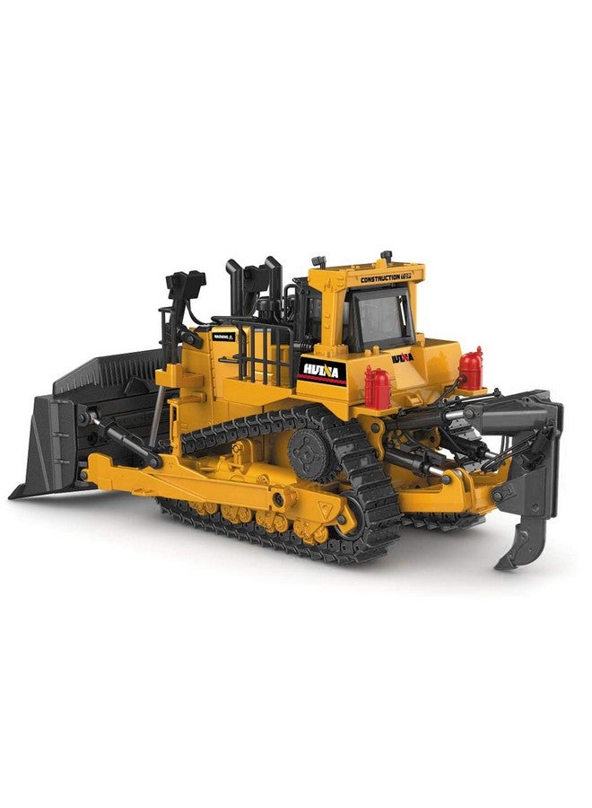 fisca 1/50 Diecast Bulldozer Model Metal Construction Vehicle Toy - Image 2
