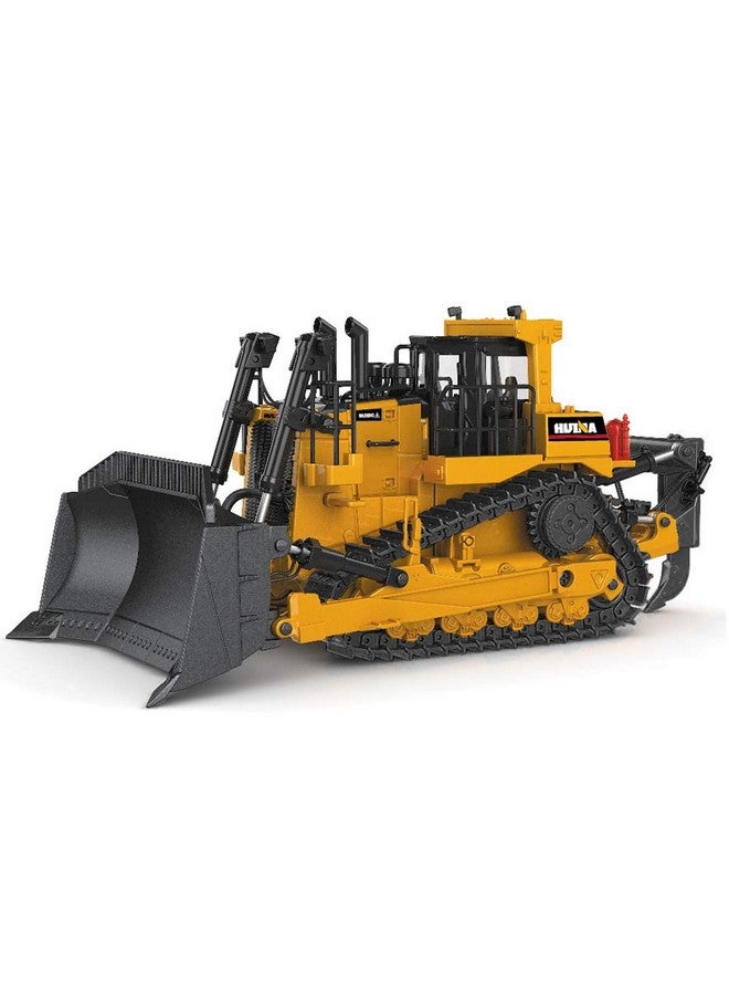 fisca 1/50 Diecast Bulldozer Model Metal Construction Vehicle Toy - Image 1