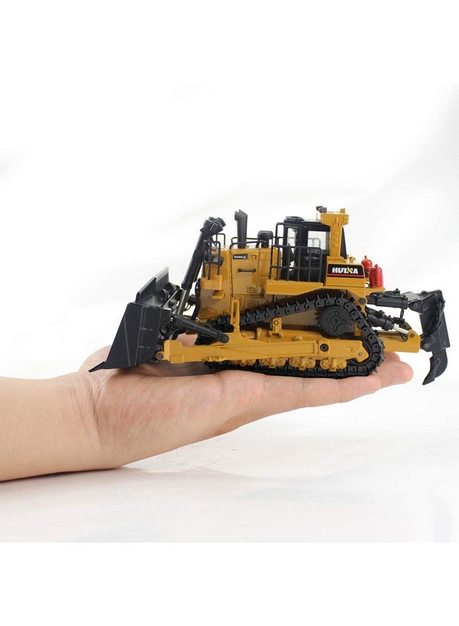 fisca 1/50 Diecast Bulldozer Model Metal Construction Vehicle Toy - Image 3